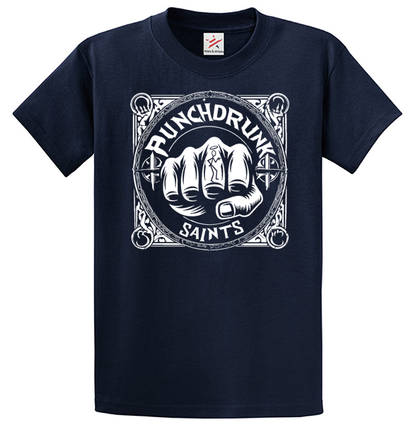 PUNCHDRUNK SAINTS NAVY T-SHIRT